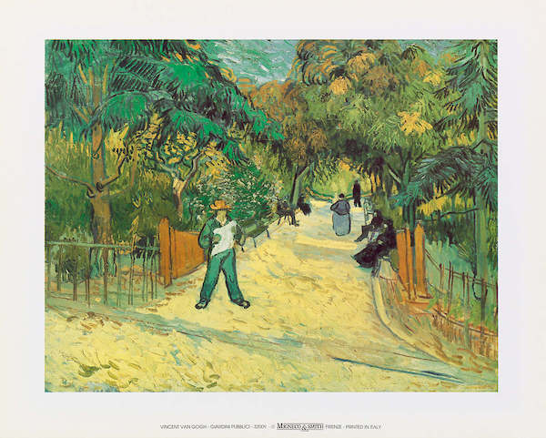 30cm x 24cm Giardini publici von Vincent Van Gogh