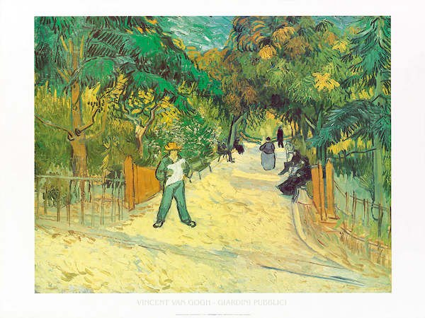 80cm x 60cm Giardini publici                 von Vincent Van Gogh