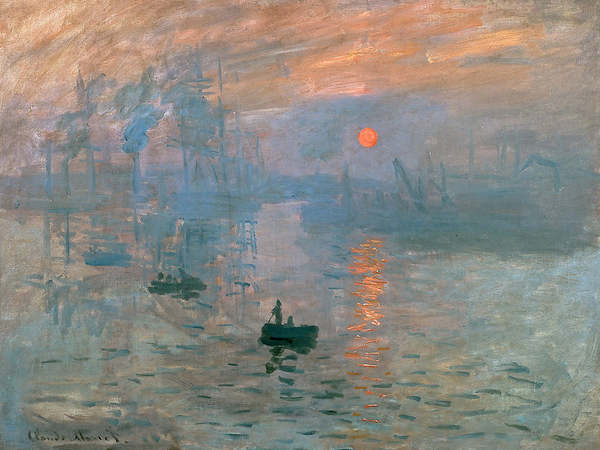 80cm x 60cm Impressionismo, il levar von Claude Monet