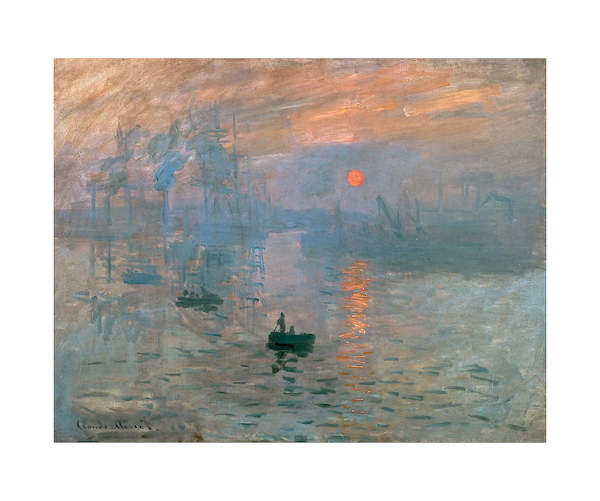 80cm x 60cm Impression (Sonnenaufgang)       von Claude Monet