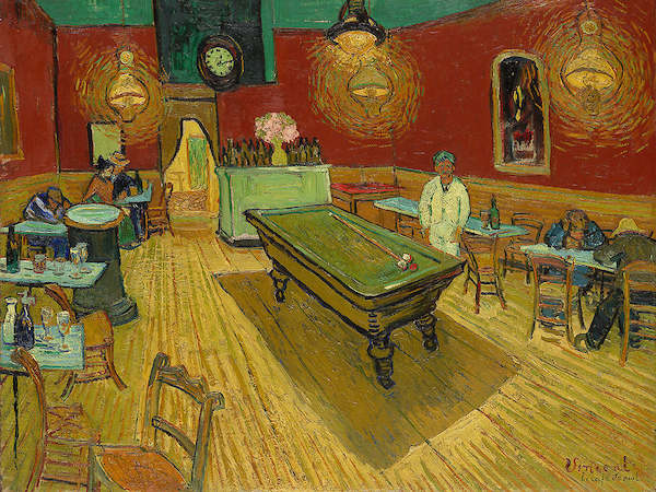 80cm x 60cm Caffe di notte von Vincent Van Gogh