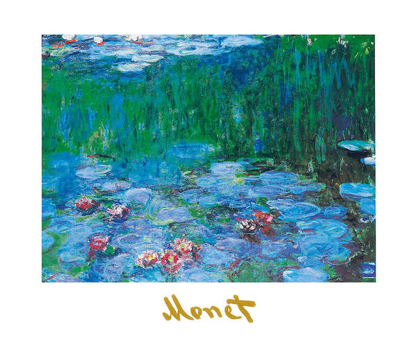 30cm x 24cm Nymphéas von Claude Monet