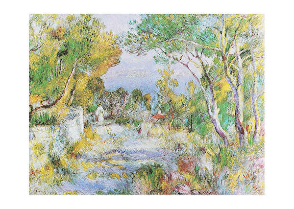 70cm x 50cm L'Estaque, 1882 von Pierre Auguste Renoir