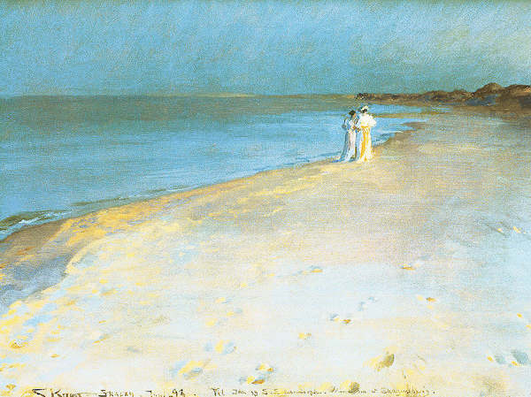 80cm x 60cm Summer evening von KROYER