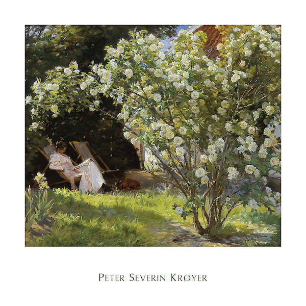 80cm x 80cm Havepartie med Marie Kroyer von KROYER