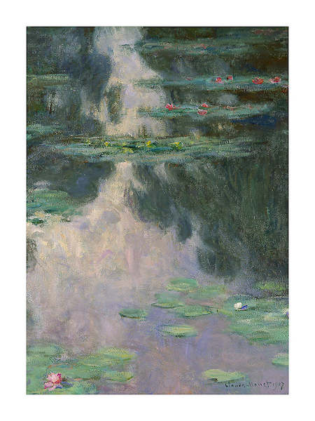 60cm x 80cm Water Lilies von Claude Monet