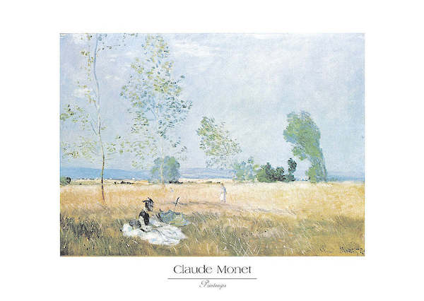 70cm x 50cm Printemps von Claude Monet