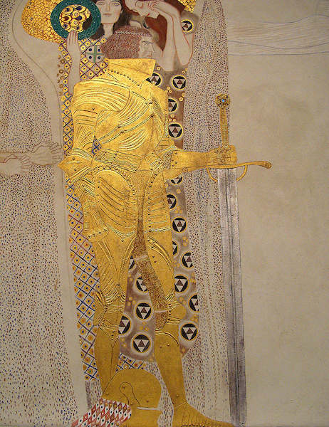 Array Der goldene Ritter / Beethovenfries von Gustav Klimt