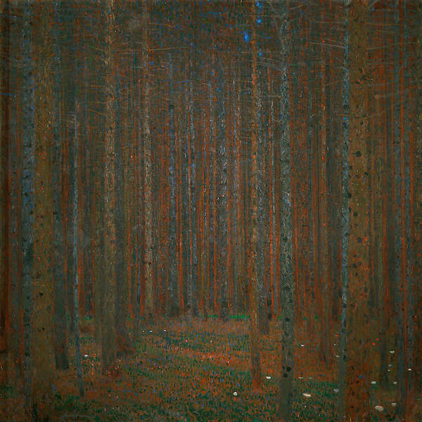 Array Tannenwald von Gustav Klimt
