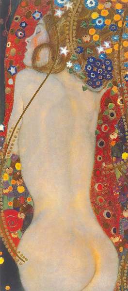 Array Wasserschlangen IV               von Gustav Klimt