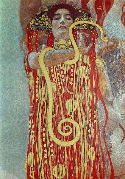 Array Hygiela (Detail)                 von Gustav Klimt