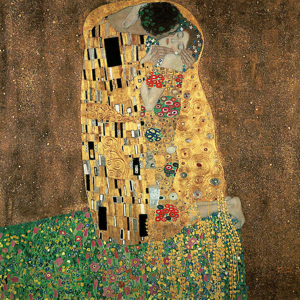 Array Der Kuß von Gustav Klimt