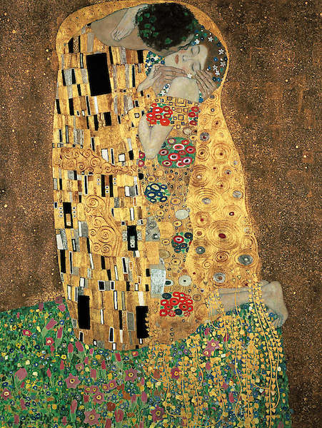 60cm x 80cm Der Kuss von Gustav Klimt