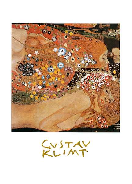 50cm x 70cm Acqua Mossa von Gustav Klimt