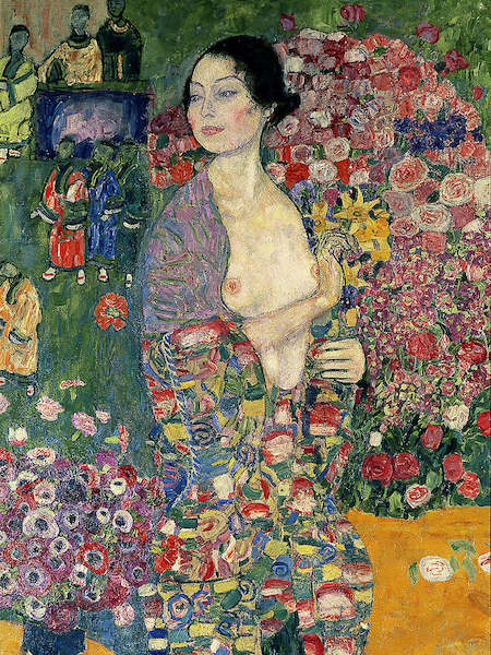 60cm x 80cm Die Tänzerin von Gustav Klimt