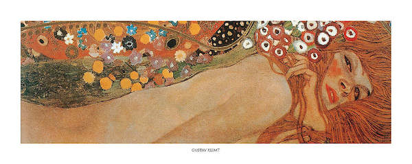 50cm x 20cm Acqua Mossa von Gustav Klimt