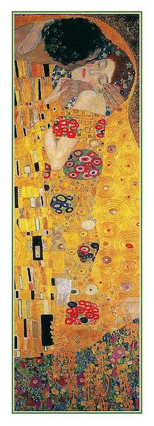 50cm x 138cm The Kiss von Gustav Klimt