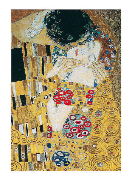 50cm x 70cm Il bacio von Gustav Klimt