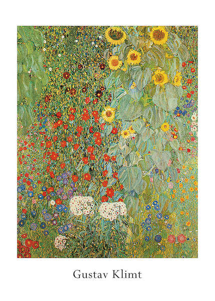 50cm x 70cm Giardino di campagna von Gustav Klimt