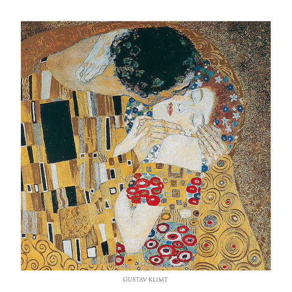 70cm x 70cm Il bacio von Gustav Klimt