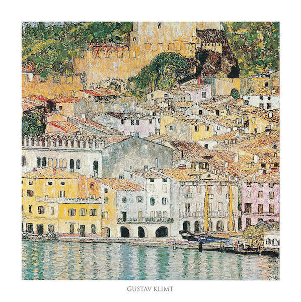 70cm x 70cm Malcesine von Gustav Klimt