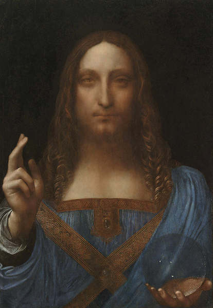 Array Salvator Mundi von Leonardo Da Vinci
