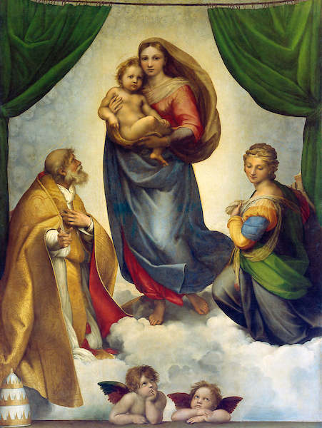 Array Maria mit dem Kind von Raffael