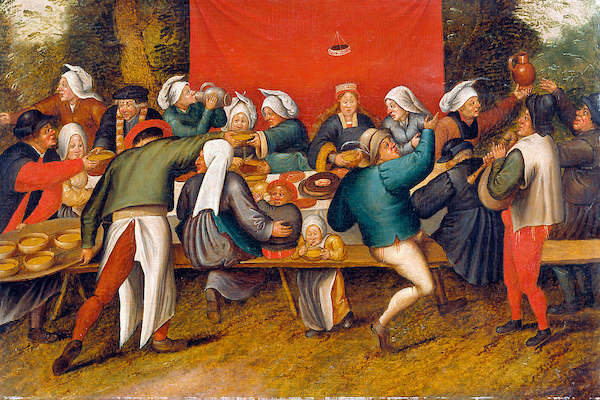 Array Hochzeitsmahl                    von Pieter d. J. Brueghel