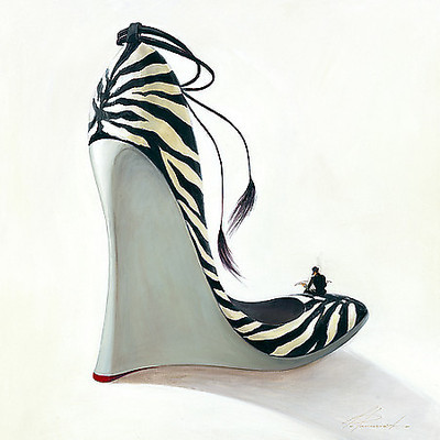 30cm x 30cm Highheels - Coolness von Inna Panasenko