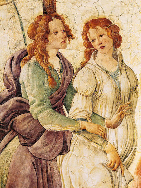 61cm x 81cm Alfresco von Sandro Botticelli