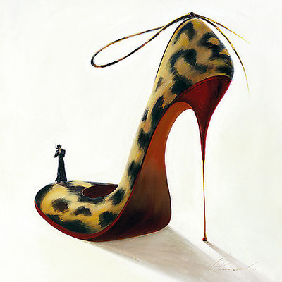 30cm x 30cm Highheels - Wild Passion von Inna Panasenko