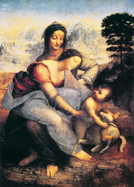 Array Die heilige Anna                 von Leonardo Da Vinci