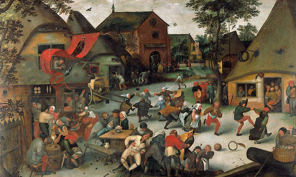 Array Die Kirmis von San Giorgio       von Pieter d. Ä. Brueghel