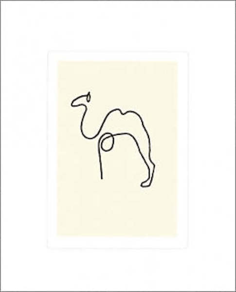 50cm x 60cm Le chameau, PP-305 von Pablo Picasso