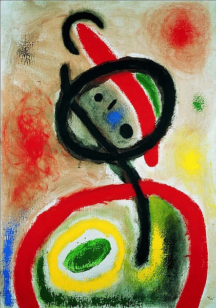 80cm x 60cm Femme III, JM-59 von Joan Miró