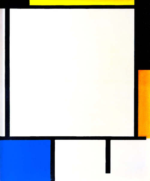 Array Komposition                      von Piet Mondrian