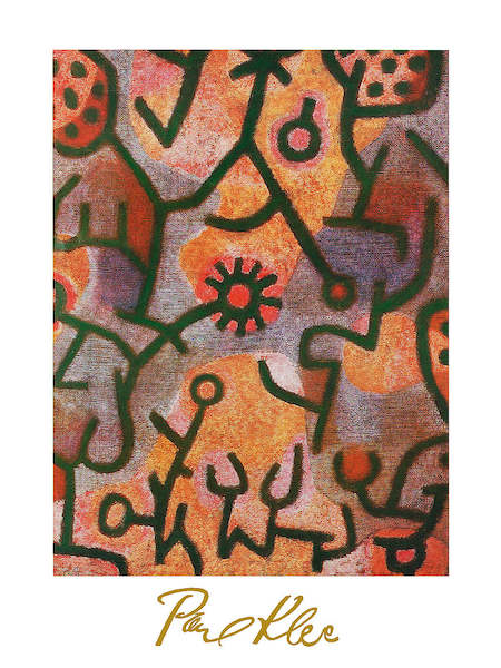 60cm x 80cm Flora di Roccia von Paul Klee