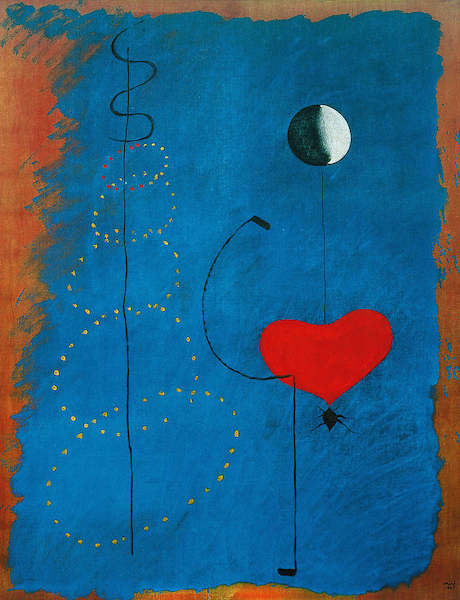 70cm x 100cm Ballarina II, 1925 von Joan Miró