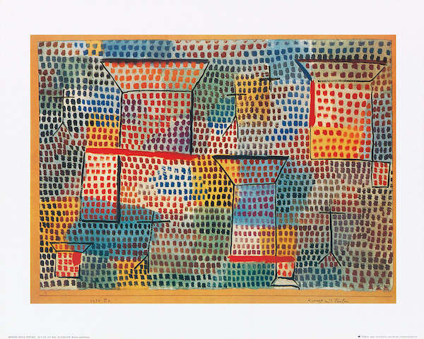 50cm x 40cm Kreuze und Säulen von Paul Klee