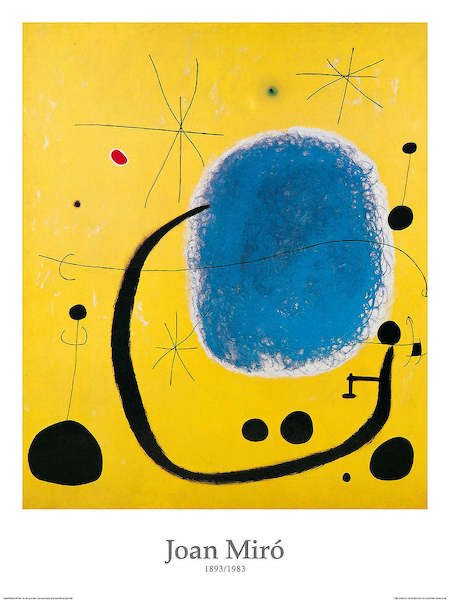 60cm x 80cm L'oro dell'Azzurro von Joan Miró