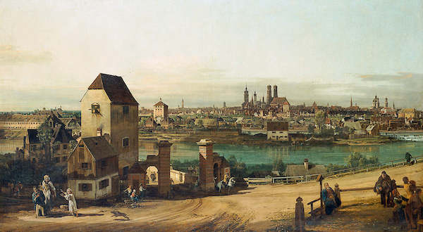Array München, von Haidhausen aus      von Canaletto