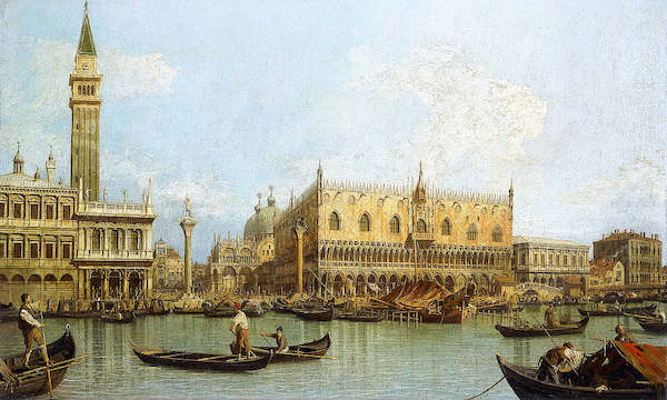 Array Molo, Venedig                    von Canaletto