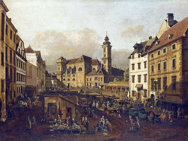 Array Die Freyung in Wien              von Canaletto