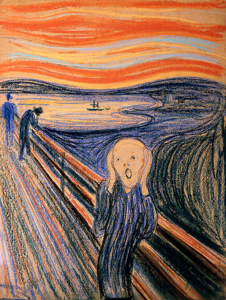 Array Der Schrei                       von Edvard Munch