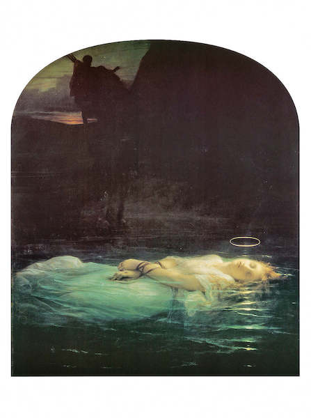 60cm x 80cm The Young Martyr, 1855 von Hippolyte Paul Delaroche