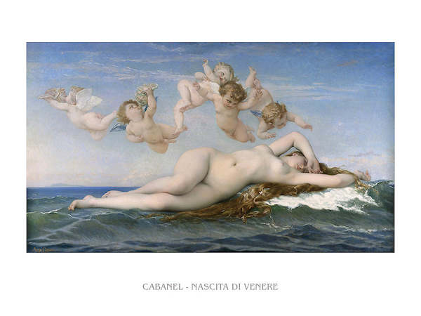 80cm x 60cm Nascita di Venere von Alexandre Cabanel