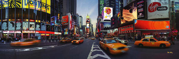 Array Time Square panorama von John Xiong