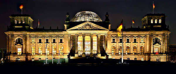 150cm x 63cm Reichstag Berlin von Wolfgang Weber