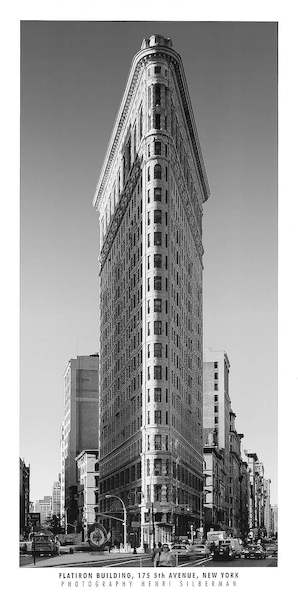 50cm x 100cm Flatiron Building von Henri Silberman