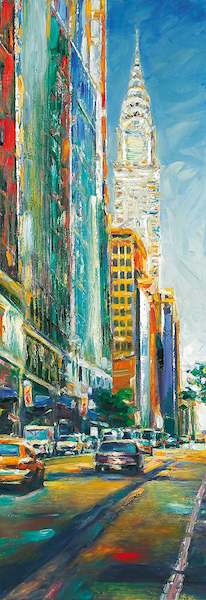 34cm x 99cm Leaving Bryant Park von SCHMIEDEKAMPF